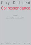 Correspondance&nbsp;-&nbsp;Guy Debord
