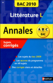 Annales Bac sujets corrigés Littérature Term L&nbsp;-&nbsp;Collectif