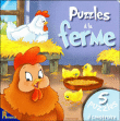 Puzzles à la ferme : les poules&nbsp;-&nbsp;Léa Thomatteo