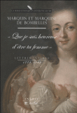 Lettres intimes : 1778-1784&nbsp;-&nbsp;Marc de Bombelles, Angélique de Bombelles