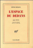 L' Espace du dedans pages choisies&nbsp;-&nbsp;Henri Michaux