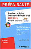 Annales corrigées concours d'entrée IFSI&nbsp;-&nbsp;Collectif