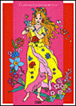 Le coloriage de la princesse des fleurs&nbsp;-&nbsp;Mirella Monesi