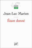 Etant donné&nbsp;-&nbsp;Jean-Luc Marion