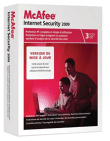 McAfee Internet Security 2009 3 Postes Version Mise à Jour&nbsp;-&nbsp;