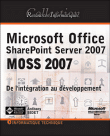 Sharepoint Server 2007, personnalisation et développement&nbsp;-&nbsp;Anthony Bidet