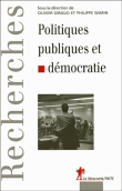 Politiques publiques et démocratie&nbsp;-&nbsp;Philippe Warin, Olivier Giraud