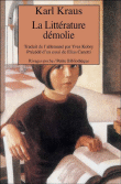 Litterature demolie&nbsp;-&nbsp;K. Kraus