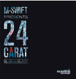 M Swift&nbsp;-&nbsp;24 carat blue in black