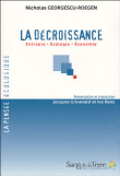 La décroissance&nbsp;-&nbsp;Nicholas Georgescu-Roegen