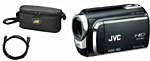 JVC GZ-HD300B + Sacoche CBVM89 + Câble HDMI-HDMI