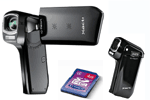 Sanyo Xacti CG10 Noir + Carte SDHC 4 Go + Etui