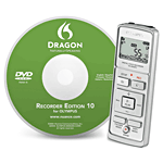 Olympus Dictaphone VN-5500 PC + logiciel Dragon Naturally Speaking version 10