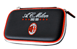 Etui Milan AC noir pour DSi et DS Lite&nbsp;-&nbsp;Etui avec emplacements pour 3 jeux et un stylet, inclus chiffon de nettoyage et stylet