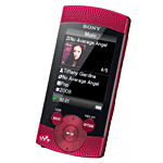 Sony NWZ-S544 8 Go rouge -  video-Lecteur MP3 -  video