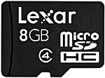 Lexar Carte mémoire MicroSDHC 8 Go
