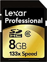 Lexar Professional SDHC 8 Go 133x