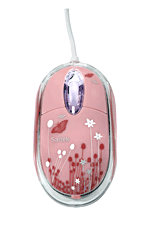 Saitek Expression Mouse et Tapis Mat Design Pink Butterfly