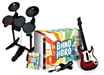 Band Hero super bundle PS3&nbsp;-&nbsp;Le jeu Band Hero + guitare, batterie et micro pour PS3