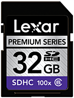 Lexar SDHC 32 Go Premium Series 100x