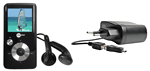 Mpman MP 160 FM 4 Go noir + chargeur