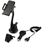 MCA support voiture hybride + chargeur allume-cigares pour iPhone