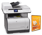 HP Color LaserJet CM1312nfi + Iris Readiris Pro 12 PC - Imprimante Imprimante