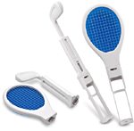 2 clubs de golfs + 2 raquettes Bigben pour Wii