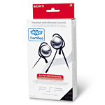 Sony Micro-casque + télécommande pour PSP Slim & Lite&nbsp;-&nbsp;Casque pour applications vocales. Compatible Go! Messenger et Socom