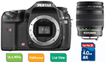 Pentax K20D + Obj. Pentax DA 17 - 70 mm f/4 AL (IF) SDM + Carte SDHC 4 Go