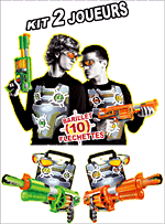 Hasbro - Nerf Dart Tag 2 joueurs Fury Fire