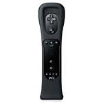 Manette Wiimote + Wii Motion plus noirs pour Nintendo Wii&nbsp;-&nbsp;Dragone et protection siliconne incluses