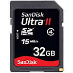 SanDisk Ultra II SDHC 32 Go