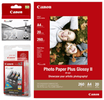 Cartouche Canon CLI-521 Multipack + Cartouche Canon CLI-521 Noire + Canon Papier photo A4