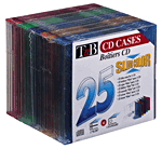 T'nB 25 boîtiers color Slim pour CD