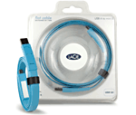 Lacie c�ble plat Mini USB 2.0 / USB 2.0 A/B