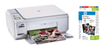HP Photosmart C4390 WiFi + HP Photo Value Pack 351 Vivera - Imprimante Imprimante