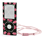 MCA Cherry B. Noir pour Apple iPod nano IV