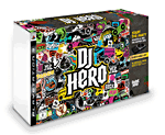 DJ Hero + platine pour PS3&nbsp;-&nbsp;Le jeu DJ Hero + la platine réversible droitier/gaucher, cross fader et potard d'effets pour PS3