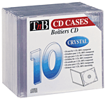 T'nB 10 boitiers CD crystal