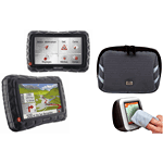 Becker GPS Traffic Assist Z100 Crocodile - Europe + T'nB Pack étui universel GPS "Titanium" - Taille M + gel nettoyant