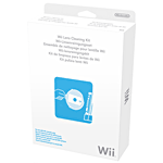 Nintendo Kit de nettoyage de lentille pour Wii&nbsp;-&nbsp;Kit comprenant 2 nettoyeurs pour lentille (face supérieure et inférieure), 1 liquide et 2 tampons de nettoyage