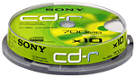 Sony CD-R 80 min x 10
