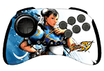 Manette fightpad sans fil Street Fighter 4 Chun-Li pour PS3 Madcatz&nbsp;-&nbsp;Croix directionnelle 8 voies, switch 3 positions permet à la manette de fonctionner comme un stick analogique gauche,droit ou comme un pavé directionnel, fonction turbo, grip en gomme, transmission sans latence 2,4 GHz