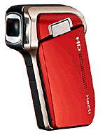 Sanyo Xacti VPC-HD700 Rouge