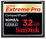 SanDisk Extreme Pro Carte mémoire CompactFlash 32 Go