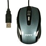 Port Souris USB Rubber Bleu - Peripherique de-Périphérique de saisie ou jeu - Peripherique de