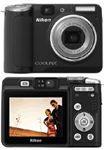 Nikon CoolPix P50 Noir + Etui + Carte SD 2 Go + Chargeur + Batterie