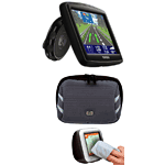 TomTom GPS XL IQ Routes - Europe 22 pays + T'nB Pack étui universel GPS 