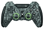 Manette sans fil Call of Duty 4 Modern Warfare 2 Madcatz pour PS3&nbsp;-&nbsp;Manette sous licence officielle, sensibilité des sticks analogiques réglable sur 4 niveaux, boutons L3 et R3 reassignables en plein jeux